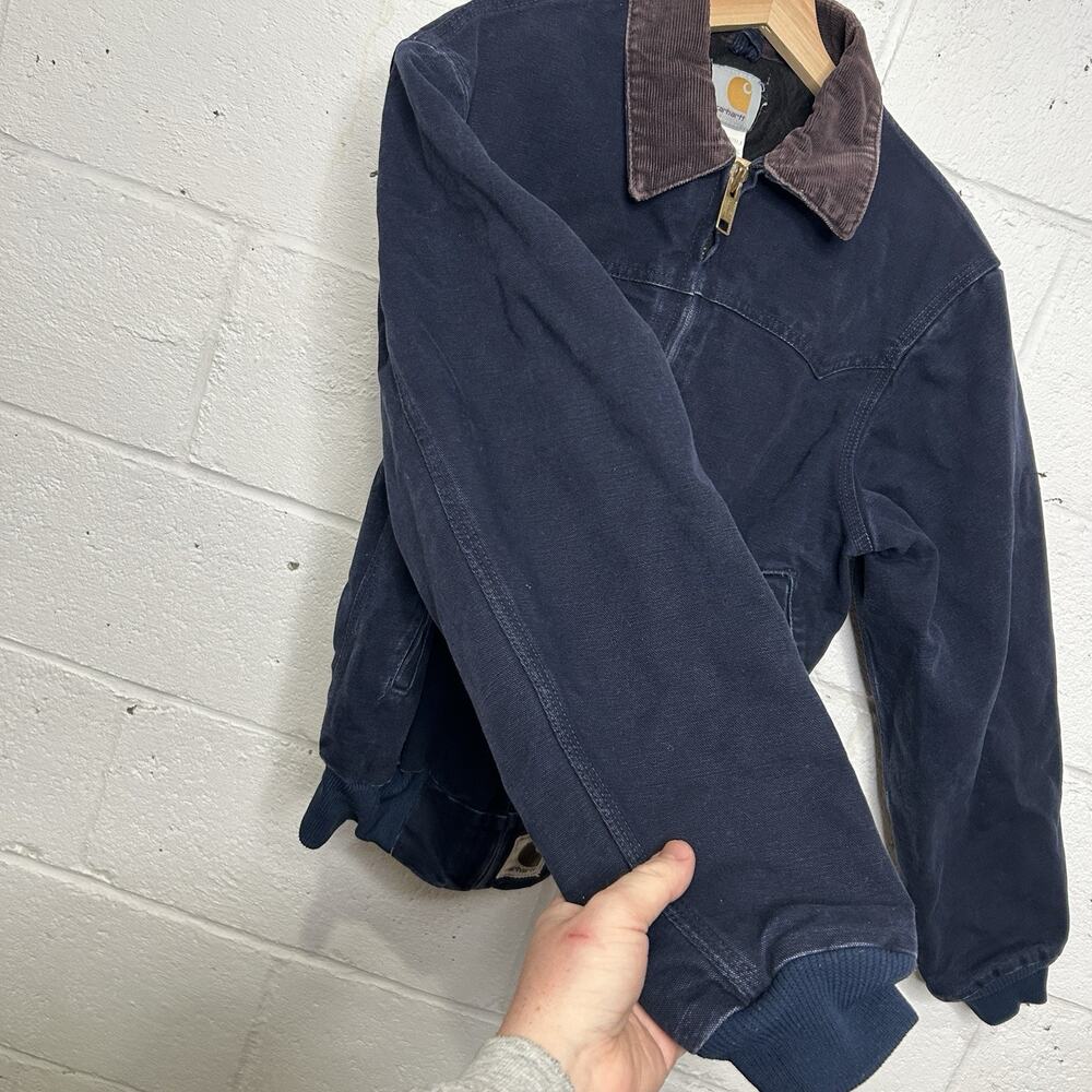 Vintage Carhartt Santa Fe Jacket “Midnight Blue” J14 MDT - Picture 5 of 12